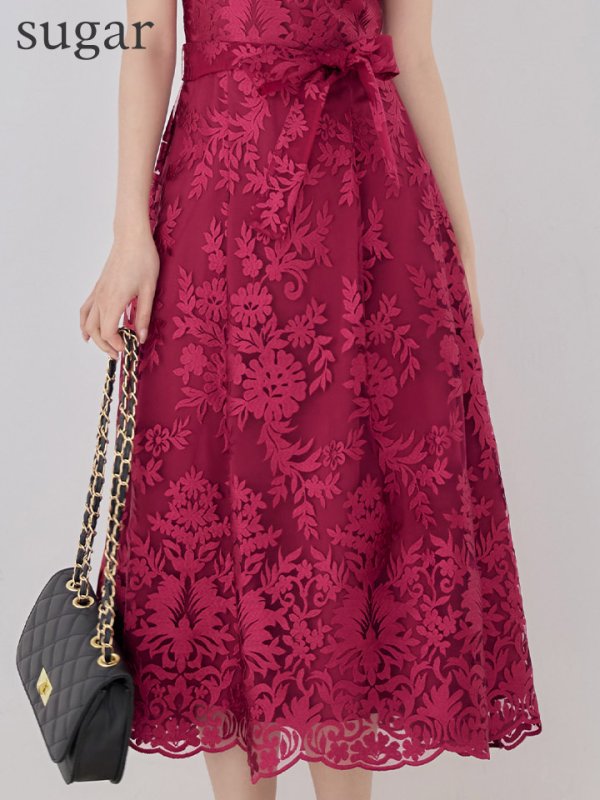 アンゴラレッド　モデル：ももか　身長：156cm　着用サイズ：7号(Sサイズ)