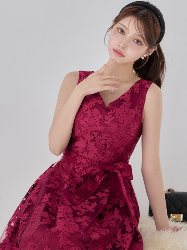 アンゴラレッド　モデル：ももか　身長：156cm　着用サイズ：7号(Sサイズ)