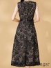 ブラック　モデル：まおちゃる　身長：158cm　着用サイズ：7号(Sサイズ)