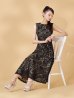 ブラック　モデル：まおちゃる　身長：158cm　着用サイズ：7号(Sサイズ)