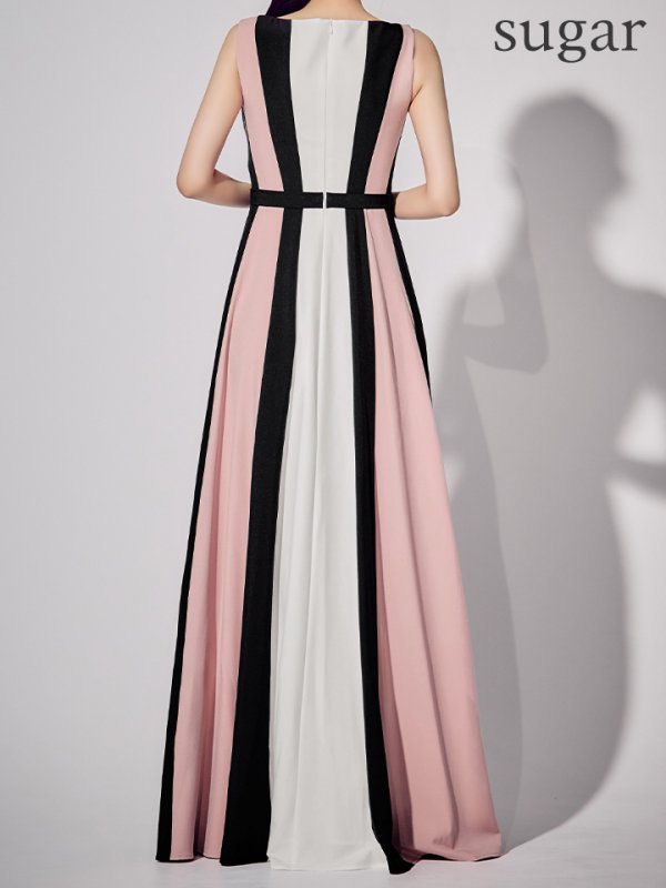 ブラックxピンク モデル：まおちゃる　身長：158cm　着用サイズ：7号(Sサイズ)