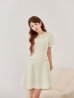 アイボリー　モデル：まりん　身長：164cm　着用サイズ：Sサイズ