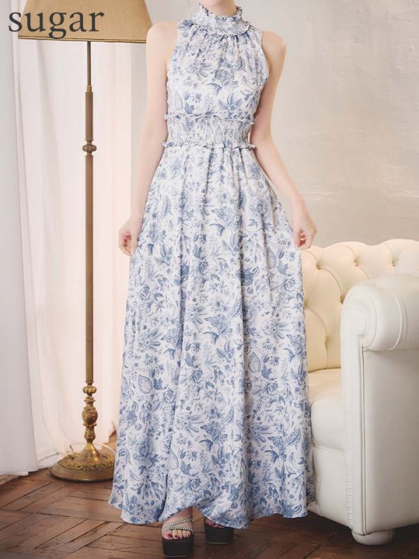 ホワイト×ブルー　モデル：ゆめ　身長：160cm　着用サイズ：Sサイズ