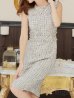 ベージュ モデル：杉山佳那恵　身長：158cm　着用サイズ：7号(Sサイズ)