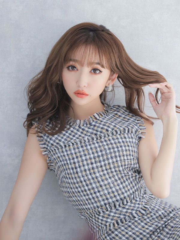 画像13: 【ERUKEI エルケイ】ツイード/ ノースリーブ/ タイト/ ワンピース/ ミニドレス/ キャバドレス[OF2]