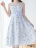 画像8: XS-Lサイズあり【ERUKEI エルケイ】花柄 /総レース / Aライン/ ミディアム丈/ 膝丈/ フレア/ワンピース / キャバドレス[OF2]