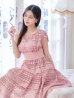画像19: XSサイズあり【ERUKEI エルケイ】フレンチスリーブ/ ケミカルレース/ ボートネック/ Aライン/ フレア/ ワンピース/ ミディアムドレス/ キャバドレス[OF2]