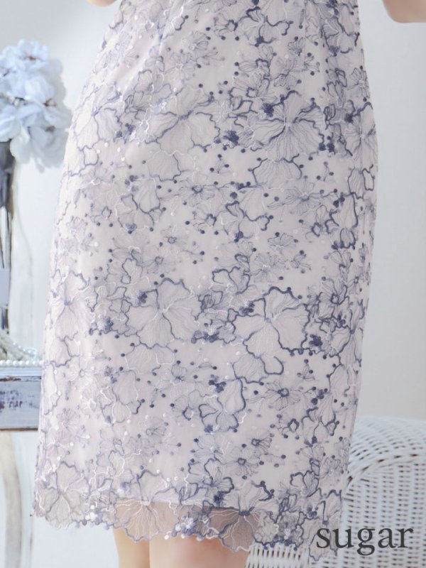 ブルー モデル:ゆめ 身長:160cm 着用サイズ:5号(XSサイズ)