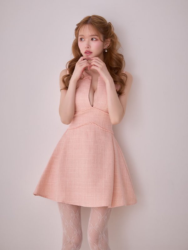 ピンク　モデル：ゆめ　身長：160cm　着用サイズ：Sサイズ