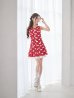 レッド×ホワイト　モデル：せいは　身長：160cm　着用サイズ：7号(Sサイズ)