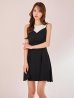 ホワイトxブラック モデル:ゆめ 身長:160cm 着用サイズ:Sサイズ