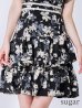 ブラックｘベージュ モデル：ゆめ 身長：160cm　着用サイズ：Sサイズ(7号)