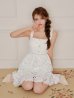 ホワイト　モデル：ももか　身長：156cm　着用サイズ：Sサイズ