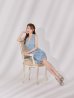 ブルー モデル：ゆめ　身長：160cm　着用サイズ：7号(Sサイズ)