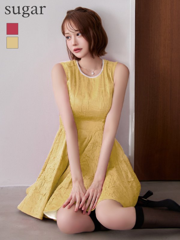 イエロー モデル：れみれみ　身長：163cm　着用サイズ：Sサイズ