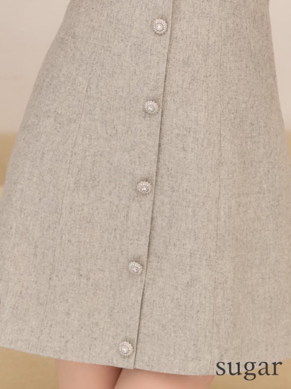 グレー　モデル：ゆめ　身長：160cm　着用サイズ：Sサイズ