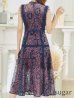 画像9: XS-Lサイズあり【ERUKEI エルケイ】フラワーレース/ Aライン/ ミモレ丈/ ノースリーブ/ ワンピース/ ミディアムドレス/ キャバドレス[OF2]