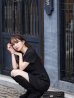 画像4: XS-Lサイズあり【ERUKEI エルケイ】ボタン/ Aライン/ 半袖/ 台形スカート/ フレア/ ワンピース/ ミニドレス/ キャバドレス[OF2]