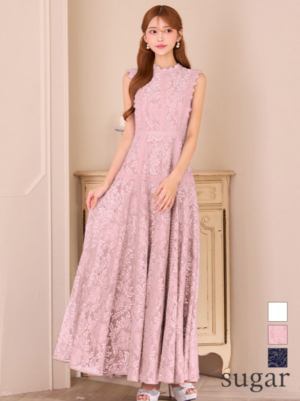 ピンク　モデル：るりぴ　身長：165cm　着用サイズ：7号(Sサイズ)