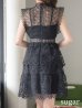 画像18: XS-Lサイズあり【SETTAN/セッタン】ケミカルレース/ ボートネック/ ノースリーブ/ワンピース/ミニドレス/ キャバドレス[OF2]
