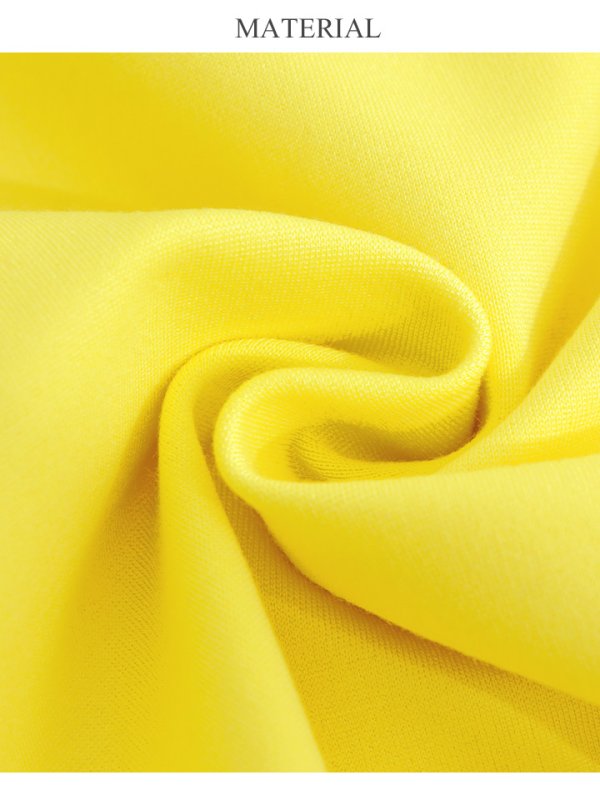 画像15: XS-Lサイズあり【ERUKEI エルケイ】シンプル/ ワンカラー/ ストレッチ/ 袖あり/ 半袖/ 膝丈/ タイト/ ワンピース/ ミディアムドレス/ キャバドレス[OF2]