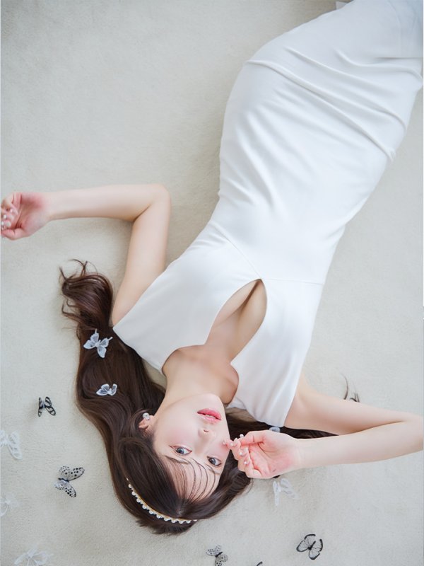 画像24: XS-Lサイズあり【ERUKEI エルケイ】シンプル/ ワンカラー/ ノースリーブ/ 膝丈/ タイト/ ワンピース/ ミディアムドレス/ キャバドレス[OF2]