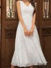 ホワイト　モデル：るりぴ　身長：165cm　着用サイズ：7号(Sサイズ)着用