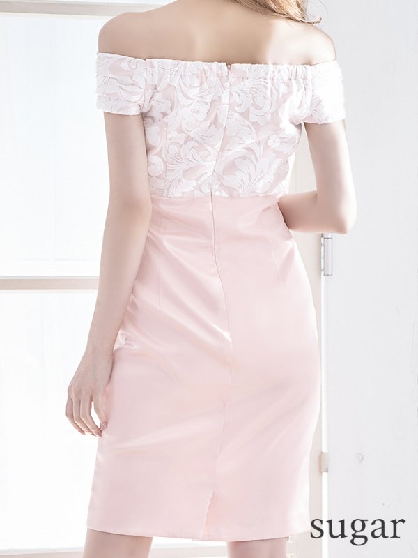 画像10: 【ERUKEI / Glitter】ハイウエスト切り替え/タイト/ミニ/ミニドレス /キャバドレス[OF2]