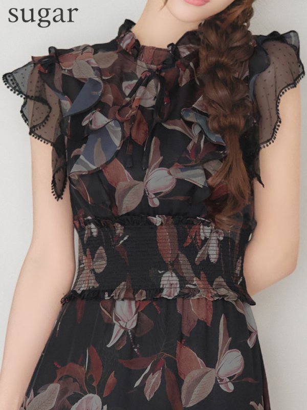 ブラックxブラウン　モデル：ももか　身長156cm　着用サイズ：Sサイズ