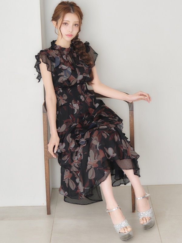 ブラックxブラウン　モデル：ももか　身長156cm　着用サイズ：Sサイズ