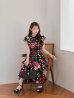 ブラックxレッド　モデル：ももか　身長156cm　着用サイズ：Sサイズ