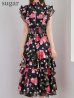 ブラックxレッド　モデル：ももか　身長156cm　着用サイズ：Sサイズ