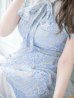 画像14: XS-Lサイズあり【SETTAN/セッタン】フラワーレース/ リボンネック/ フリル/ マキシ丈/ワンピース/ミニドレス/ キャバドレス[OF2]