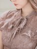 画像28: XS-Lサイズあり【SETTAN/セッタン】フラワーレース/ リボンネック/ フリル/ マキシ丈/ワンピース/ミニドレス/ キャバドレス[OF2]