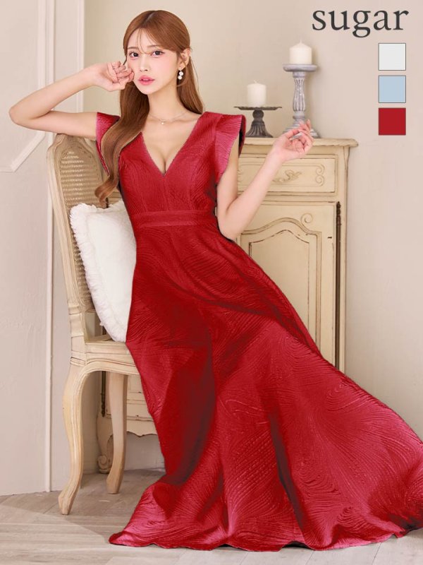 アンゴラレッド　モデル：るりぴ　身長：165cm　着用サイズ：7号(Sサイズ)