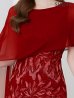 画像29: XS-Lサイズあり【SETTAN/セッタン】マーメイド/ ワンカラー/ レース/ ケープ風/ ロングスリープ/ ロングドレス / キャバドレス long[OF2]