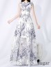 ホワイト×ネイビー　モデル：ゆめ　身長：160cm　着用サイズ：7号(Sサイズ)