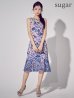 ブルー モデル：まおちゃる　身長：160cm　着用サイズ：7号(Sサイズ)
