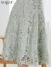 グリーン モデル:真優川咲 身長:158cm 着用サイズ:7号(Sサイズ)