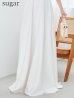 ホワイト　モデル：ゆめ　身長：160cm　着用サイズ：7号(Sサイズ)