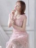 画像5: XS-Lサイズあり【SETTAN/セッタン】フラワーレース/ ドットチュール/ Aライン/ ミモレ丈/ ワンピース/ ミニドレス/ キャバドレス[OF2]