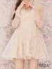 アイボリー　モデル：りな　身長：160cm　着用サイズ：7号(Sサイズ)着用