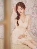 アイボリー　モデル：りな　身長：160cm　着用サイズ：7号(Sサイズ)着用
