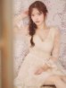 アイボリー　モデル：りな　身長：160cm　着用サイズ：7号(Sサイズ)着用