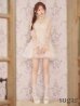 アイボリー　モデル：りな　身長：160cm　着用サイズ：7号(Sサイズ)着用