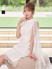 ホワイト　モデル：るりぴ　身長：165cm　着用サイズ：7号(Sサイズ)