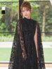 ブラック　モデル：るりぴ　身長：165cm　着用サイズ：7号(Sサイズ)