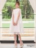 ホワイト　モデル：るりぴ　身長：165cm　着用サイズ：7号(Sサイズ)