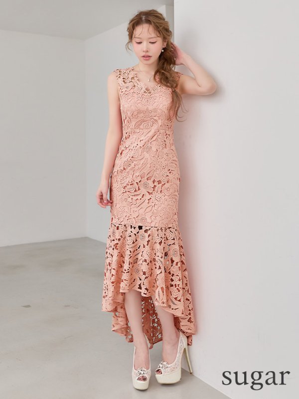 ピンク モデル：ゆめ　身長：160cm　着用サイズ：7号(Sサイズ)