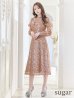 画像7: XS-Lサイズあり【SETTAN/セッタン】総レース/ ハイネック/ 長袖/ 袖あり/ Aライン/ ミディアム丈/ ワンピース/ ミニドレス/ キャバドレス[OF2]